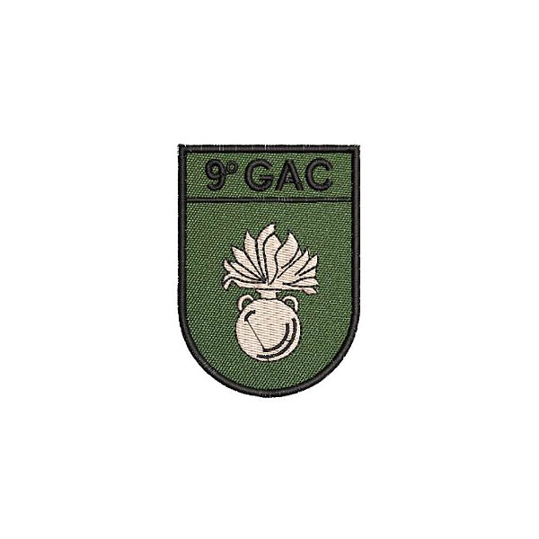 Distintivo de Organização Militar de Baixa Visibilidade - 9º GAC (9º Grupo de Artilharia de Campanha)