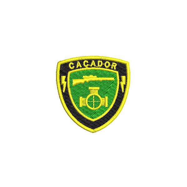 Patch Bordado COLORIDO Caçador