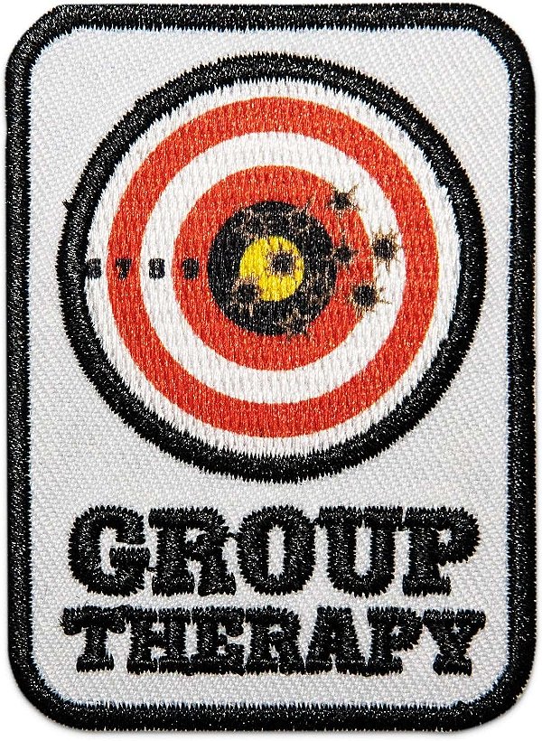 Patch Bordado GROUP THERAPY 4,3 X 6,3