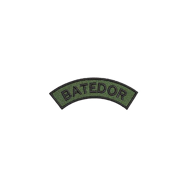 Distintivo Semicircular Bordado de Baixa Visibilidade - Manicaca BATEDOR
