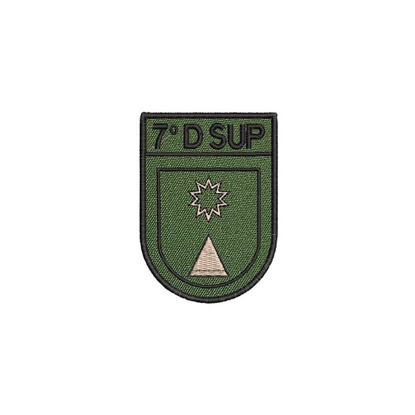 Distintivo de Organização Militar de Baixa Visibilidade - 7º D SUP (7º Depósito de Suprimento)