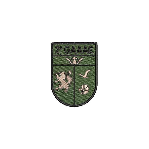 Distintivo de Organização Militar de Baixa Visibilidade - 2º GAAAE (2º Grupo de Artilharia Antiaérea)