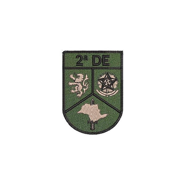 Distintivo de Organização Militar de Baixa Visibilidade - 2ª DE (2ª Divisão de Exército)