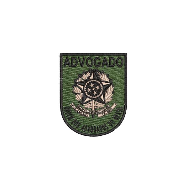 Distintivo de Baixa Visibilidade - ADVOGADO 8,5 x 7 cm