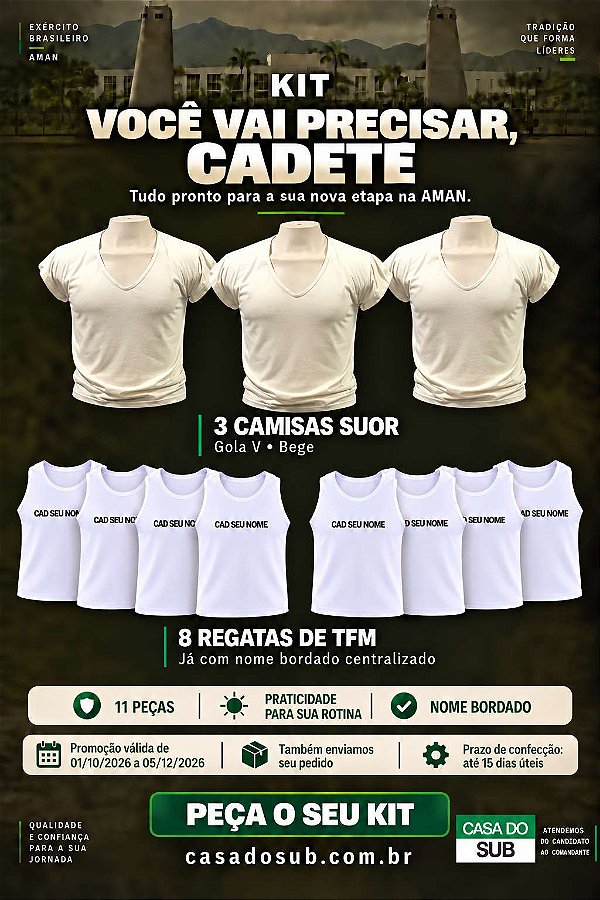 Kit Você Vai Precisar, Cadete