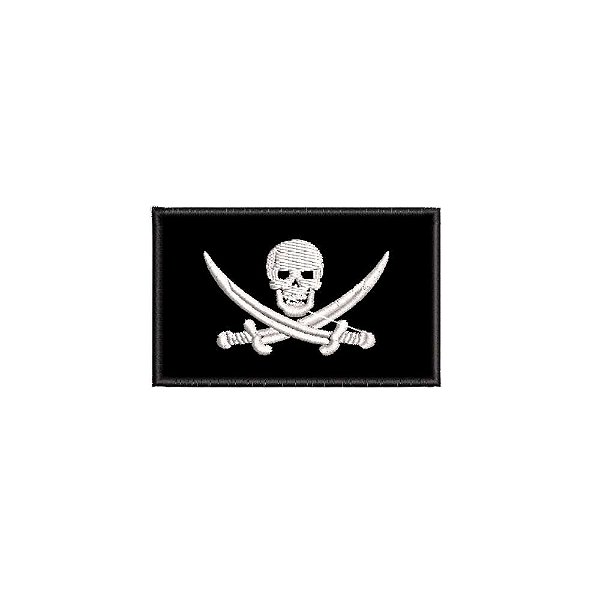 Patch Bordado PIRATA 7 x 4 CM