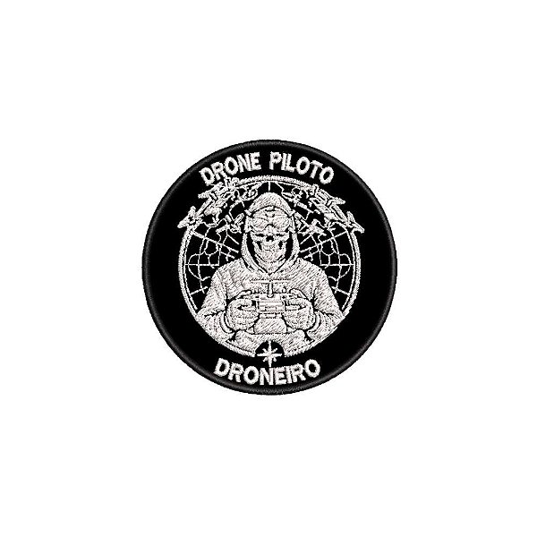 Patch Bordado PILOTO DE DRONE 8 x 8