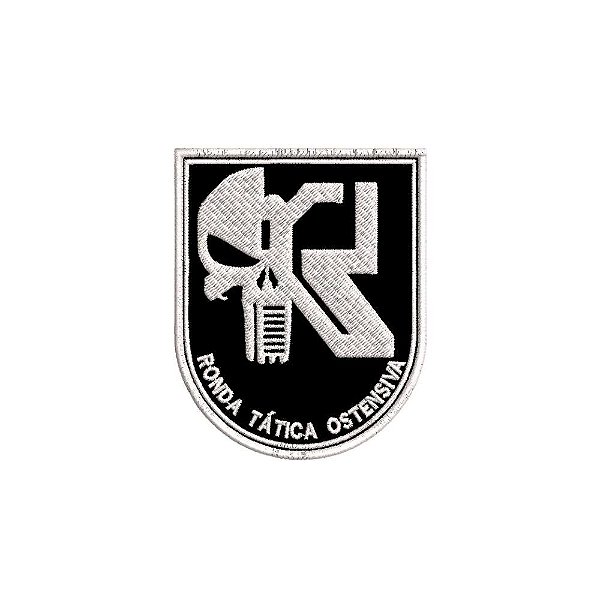 Patch Bordado RONDA TÁTICA OSTENSIVA 8 x 9,5