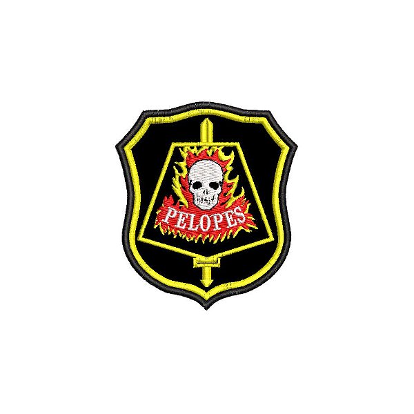 Patch Bordado PELOPES 7 x 8 CM