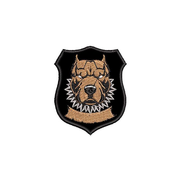 Patch Bordado PITBULL 6 x 7 CM