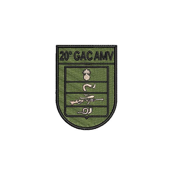 Distintivo de Organização Militar de Baixa Visibilidade - 20 GAC AMV