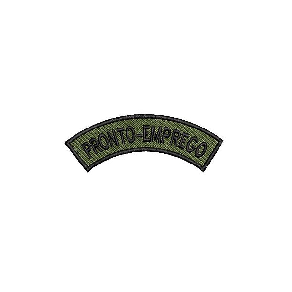 Distintivo Semicircular Bordado de Baixa Visibilidade - Manicaca PRONTO-EMPREGO