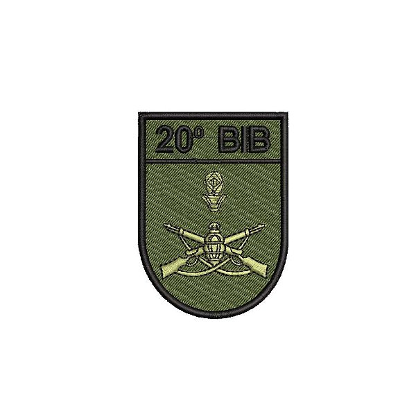 Distintivo de Organização Militar de Baixa Visibilidade - 20º BIB (20º Batalhão de Infantaria Blindado)
