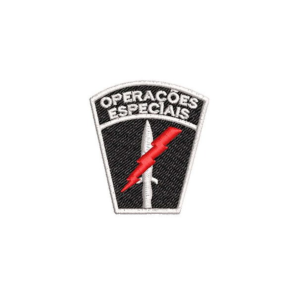 Patch Bordado OPERAÇÕES ESPECIAIS 4,5 X 5 CM