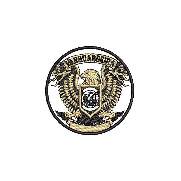 Patch Bordado VANGUARDEIRA 7 X 7 CM