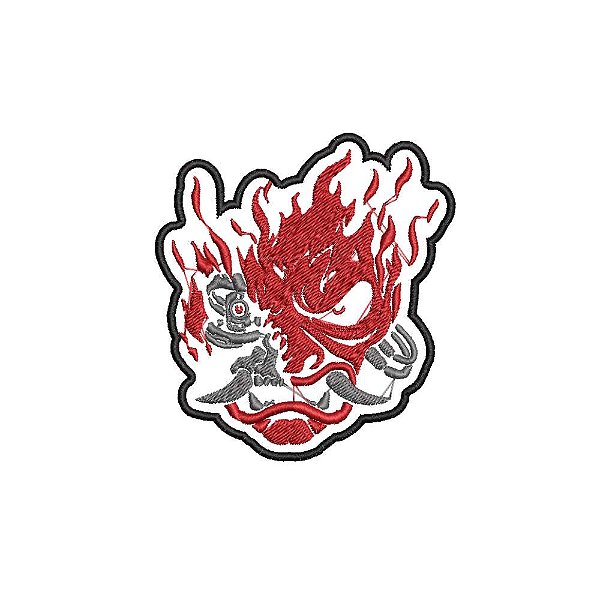 Patch Bordado CYBER 2077 8 X 9 CM