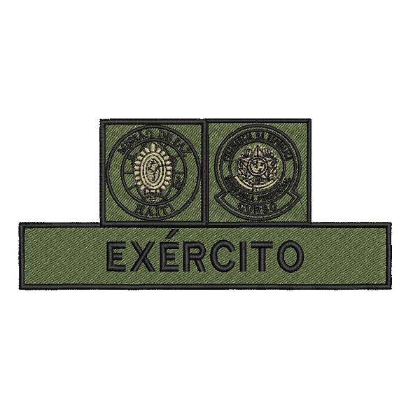 Patch Bordado 2 Cursos + Sutache EXÉRCITO Conectados