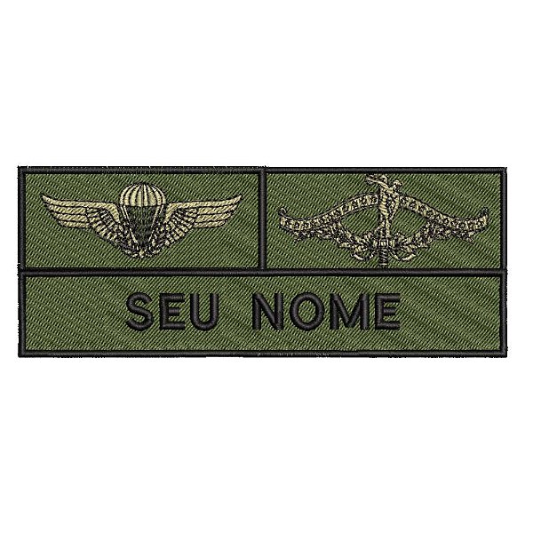 Patch Bordado 2 Cursos + Sutache Nome Conectados