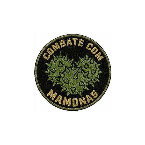 PATCH COMBATE COM MAMONAS 8 x 8 CM