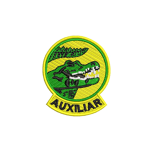 Patch Bordado Pantanal Auxiliar 4,5 x 5,5 cm