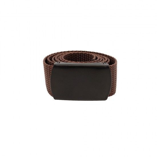 CINTO DE NYLON PADRÃO SEM FIVELA - MARROM