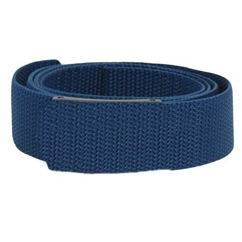 CINTO DE NYLON PADRÃO SEM FIVELA - AZUL
