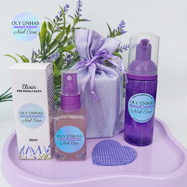 Kit Preparatório Oly Unhas Nail Care - Edição Limitada