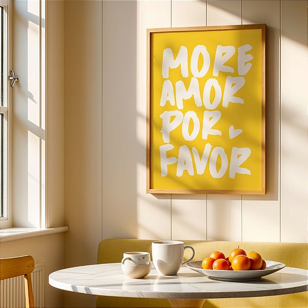 Quadro More Amor Por Favor