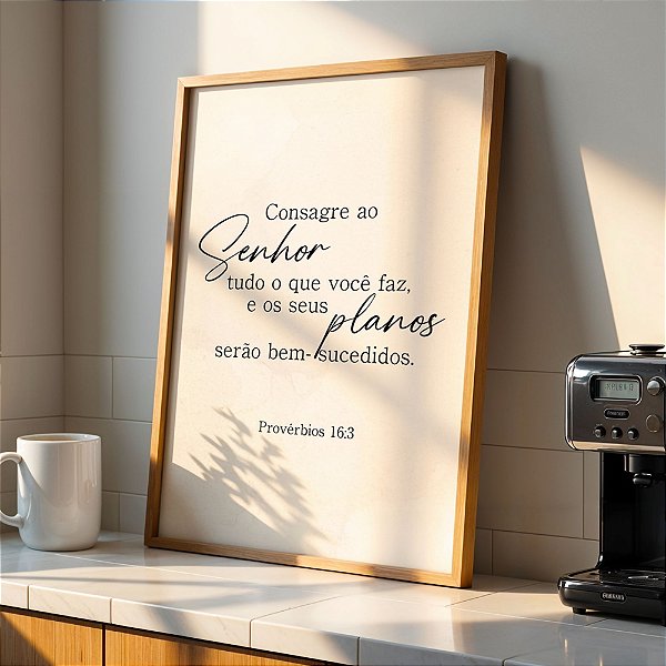 Quadro Consagre Ao Senhor