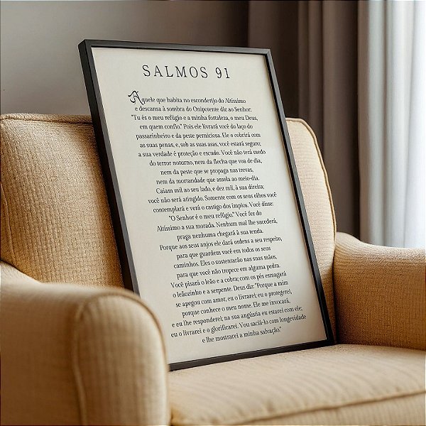 Quadro Salmos 91