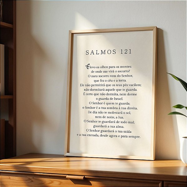 Quadro Salmos 121