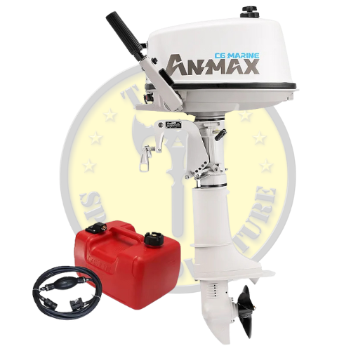 Motor de Popa 5HP 2 Tempos CG Marine - ANMAX