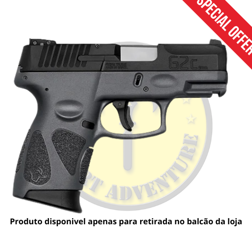 PIST TAURUS .9MM G2C/12 3" CAFO - COLORS CINZA