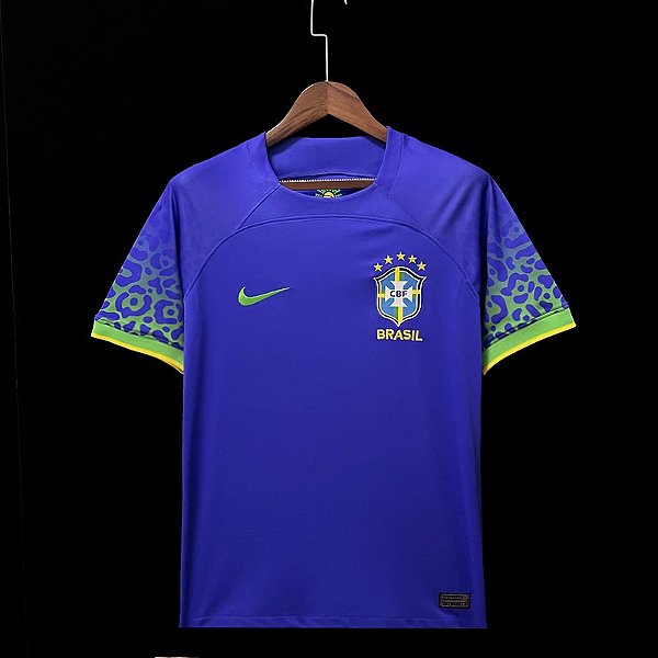 Camisa Seleção Brasileira Torcedor Pro 2022 - Azul - Ouro Preto Sports