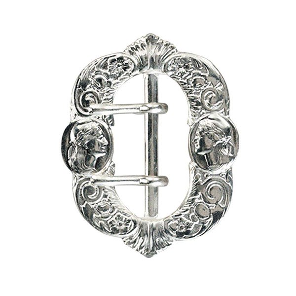 Fivela guaiaca Princesa Isa Inox Polida Fiv 122 43mm