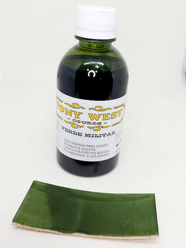 TINTA BASE ALCOOL 250ML VERDE MILITAR