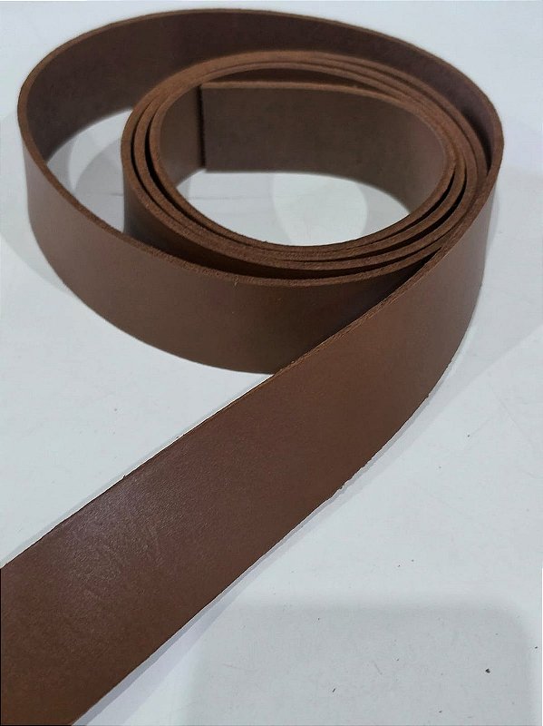 TIRA COURO CINTO Caramelo 4CM de 1,60 a 1.80