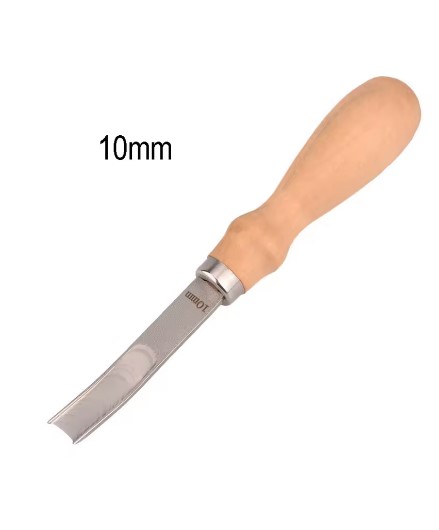Descarnador Mão Francesa De Desbaste De Couro 10mm