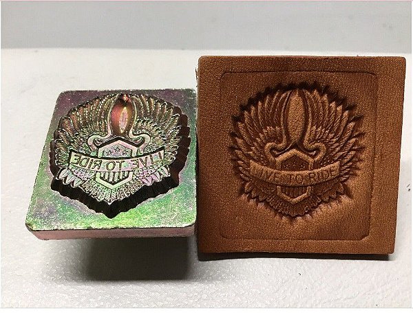 CARIMBO 3D TANDY Live To Ride  #8540