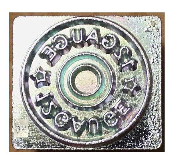 CARIMBO 3D TANDY Espingarda Calibre 12 Shell #8664