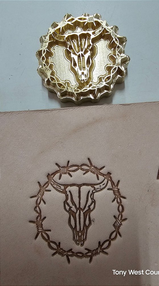 PINO LATÃO P 326 Boi Arame Farpado 4,5CM