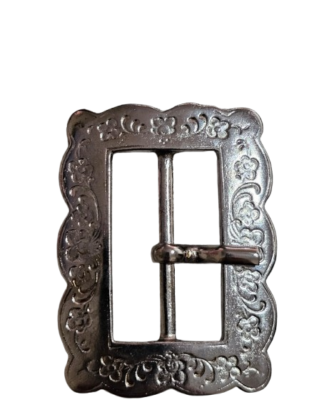 Fivela Quadrada tipo Guaiaca Niquel FM 3179/40mm