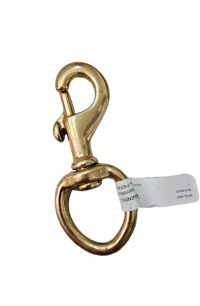 Mosquetão latão 9 cm