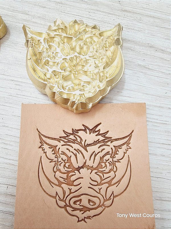 PINO LATÃO P 325 Cabeça Javali  5ccm