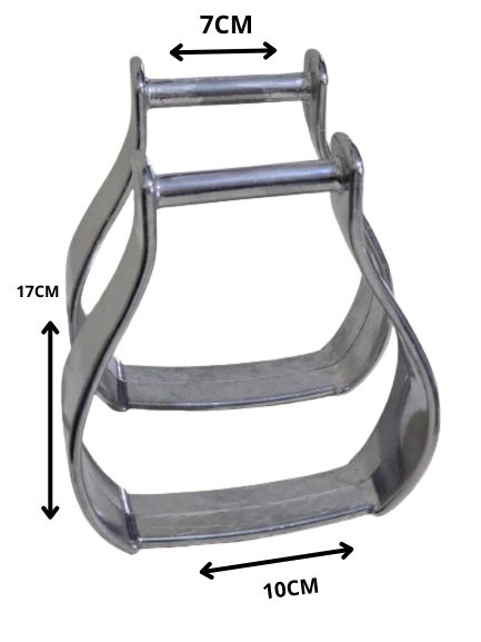 Estribo aluminio 70mm Leve