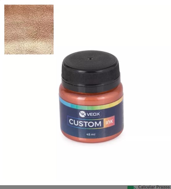 CUSTOM INK  METALIZADAS COBRE 45ML