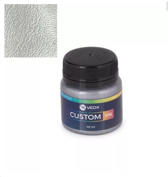 CUSTOM INK  METALIZADAS PRATA 45ML