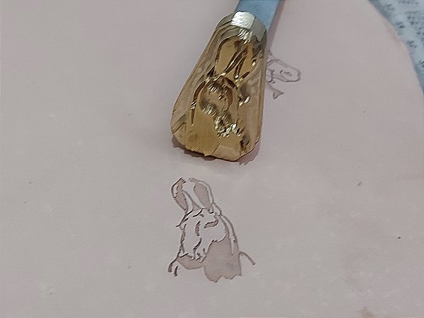 PINO LATÃO P164 MULA lado esquerdo 3CM