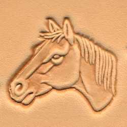 Carimbo 3d tandy leather horsehead  88342-00