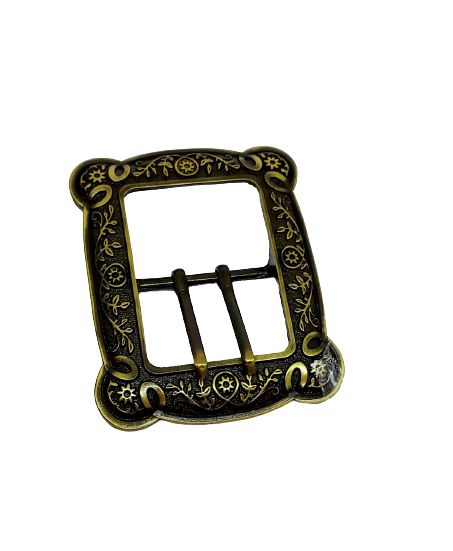 Fivela Quadrada OURO VELHO  Af9004 40mm